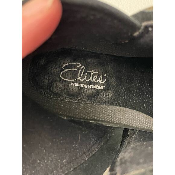 ELITES by walking cradles black ankle boots‎ leather made in Brazil size 6 - Picture 10 of 11